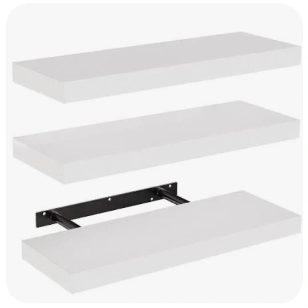 Elegant white Wall Shelves